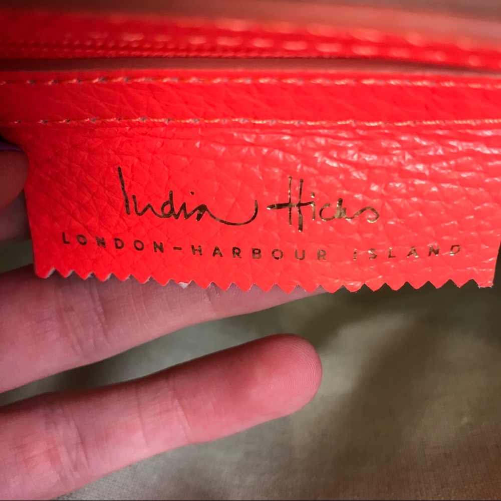 NWOT India Hicks Neon Insider Bag Clutch - Picture 7 of 8